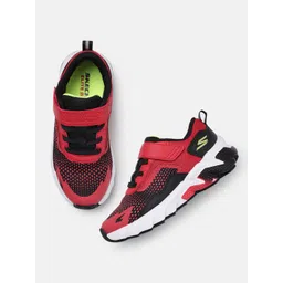 Skechers Boys Red ELITE SPORT TREAD Woven Design Sneakers-picture-12