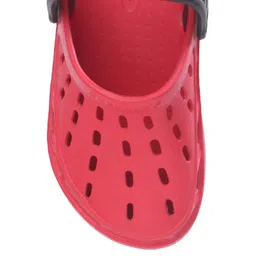 Skechers Clogs With Backstrap Closure Solid Color- Red image 5