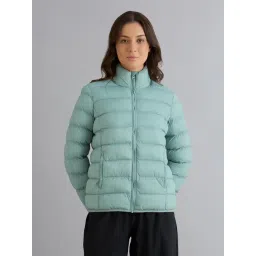 Skechers Green Regular Fit Quilted Jacket-picture-21