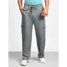 Skechers Grey Cotton Polyblend Regular fit Pants-picture-23