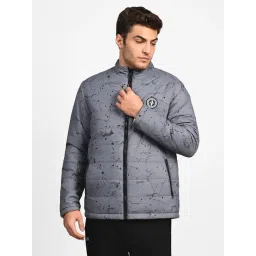 Skechers Grey Polyester Regular fit Print Jackets-picture-16