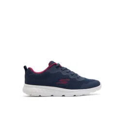 Skechers Kids GO RUN 400 Navy Running Shoes-picture-39