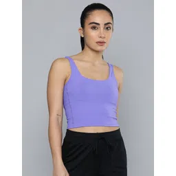 Skechers Longline UPF 40+ Moisture Wicking Workout Bra WBR135-PERI-PERIWINKLE-picture-31