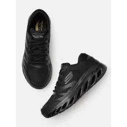 Skechers Men Black Arch Fit Glide Step Sneakers-picture-28