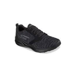 Skechers Men Black Mesh Running Non-Marking Shoes-picture-26