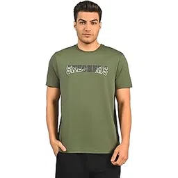 Skechers Men Dual Print Varsity Graphic Black T-Shirts-picture-12