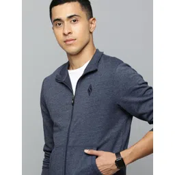 Skechers Men Navy Blue Sporty Jacket-picture-11