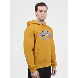 Skechers Men Typography Printed Hood Pullover Sweatshirt image 3
