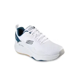 Skechers Men's D'LUX FITNESS - ROAM FREE White Blue Casual Sneakers image 2