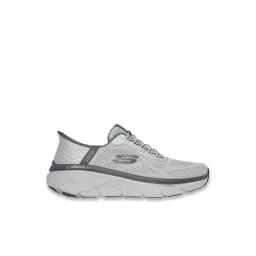 Skechers Men's D'LUX WALKER 2.0 - REZINATE Gray & Charcoal Running Shoes-picture-21