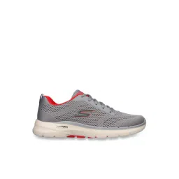 Skechers Men's GO WALK 6 - AVALO 2. Grey Running Shoes-picture-20