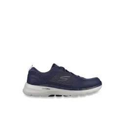 Skechers Men's GO WALK 6 - COMPETE Navy Walking Shoes-picture-20