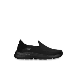 Skechers Men's GO WALK 6 - TRAVERSE Black Walking Shoes-picture-14