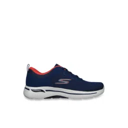 Skechers Men's GO WALK ARCH FIT - CLINTON Navy Walking Shoes-picture-25