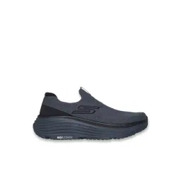 Skechers Men's MAX CUSHIONING ENDEAVOUR - SA Charcoal & Black Walking Shoes-picture-28