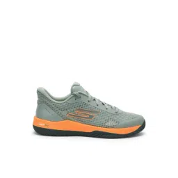 Skechers Men's SKECHERS VIPER COURT PRO Gray & Orange Running Shoes-picture-41