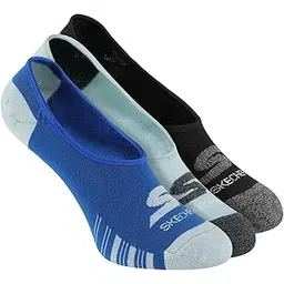 skechers MENS-SOCKS-3PK MENS NON TERRY NO SHOW-S20080ID-MULTL-L-picture-50