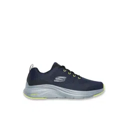 Skechers Men's VAPOR FOAM Navy & Lime Running Shoes-picture-25