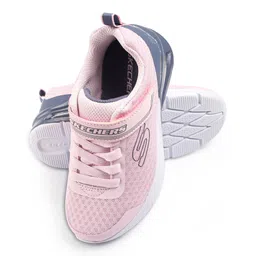 Skechers Microspec Max Epic Brights Casual Shoes with Velcro Closure - Light Pink-picture-21