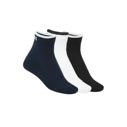 Skechers Multicolor Cotton Solid Socks Pack of 3-picture-47