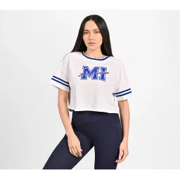skechers MUMBAI INDIANS: MESH CROP TOP-picture-10