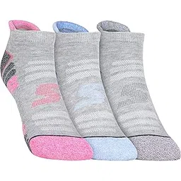 skechers Polyester Women's Short Socks S20022Id-Gry M, Grey-picture-23