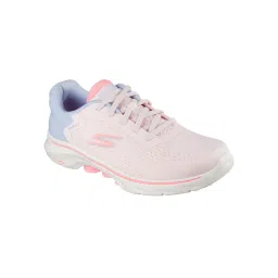 SKECHERS Women Go Walk 7 - Cosmic Waves Light Pink Walking Shoes-picture-16