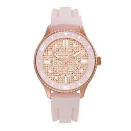 Skechers Women Rose Gold-Toned EmbellishedAnalogue Watch SR9061 & 5 Bracelets-picture-27