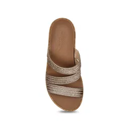 Skechers Women's ARCH FIT BEVERLEE-ALWAYS CLAS Rose Gold Casual Sandals image 4