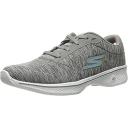 skechers Womens Go Walk 4 - Serenity Grey Walking Shoe - 2 Kids UK (3 US) (14173)-picture-13