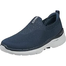skechers Womens Go Walk 6 Vibrant Smile Slip On Shoe-picture-13