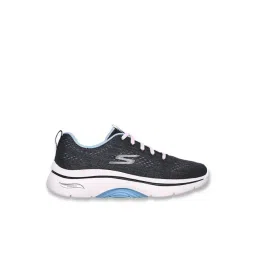 Skechers Women's GO WALK ARCH FIT 2.0 - VIVID Black & Blue Running Shoes-picture-39