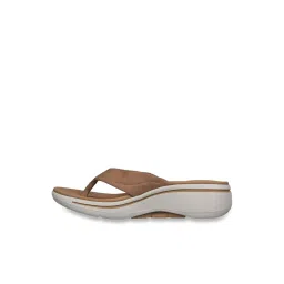 Skechers Women's GO WALK ARCH FIT SANDAL - AST Tan Walking Shoes image 3