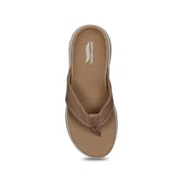 Skechers Women's GO WALK ARCH FIT SANDAL - AST Tan Walking Shoes image 4