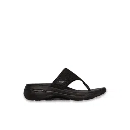 Skechers Women's GO WALK ARCH FIT - WEE Black Thong Wedges-picture-24