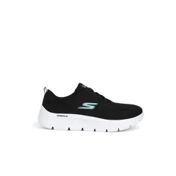 Skechers Womens GO WALK FLEX Black Turquoise Walking Shoes-picture-32