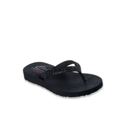 Skechers Women's Meditation Black Thong Sandals-picture-35