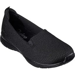 skechers Womens Seager Black Casual Slip On Shoe, 6 UK (9 US)-picture-23