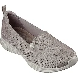 skechers Womens Seager Taupe Casual Slip On Shoe-picture-46