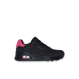 Skechers Women's UNO - POP BACK Black & Hot Pink Running Shoes-picture-32