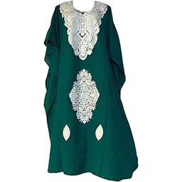skhoza Kashmiri Embroidered Cotton Crush Long Kaftan-picture-15