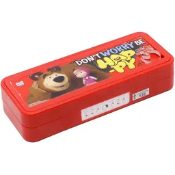 ski Puzzle Plastic Pencil Box With Puzzle game And Number Lock Avengers Art Plastic Pencil Box-picture-26