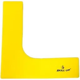 Skill Up Spot Marker Corners Non Slip TPR Rubber, Corners for Kids & Adults Sequence Marker Corners/Corners Flat Markers for Football, Tennis, Badminton, Basketball, Speed & Agility (1 Piece, Green)-image-12