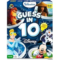 Skillmatics Guess in 10 Disney, Card Game for Girls, Boys, Kids, Teens, Adults, Who Love Cinderella, Mickey Mouse, Moana, Gifts for Ages 6, 7, 8, 9 and Up-picture-14