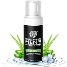 Skin Elements Intimate Wash for Men with Menthol | pH Balanced Foaming Hygiene Wash | Prevents Itching, Irritation & Bad Odor | 120 ml-picture-24