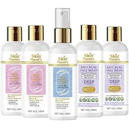 Skin Planet’s Skincare Combo – Facewash, Cleanser & Toner – Daily Routine for Oily, Combination Skin, Korean Beauty Inspired-picture-51