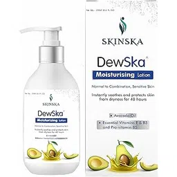 SKINSKA NATURALS - Dewska Moisturising Lotion, Rich with Avacado, Vitamin E, B3, and Provitamin B5, 48hrs Deep Moisturisation, Winter Dryness Care, Hypoallergenic, 250ml-picture-36