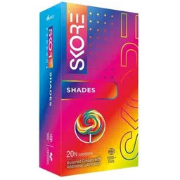 skore Shades (Pack of 20 Pices) Extra Dotted Condom-picture-16