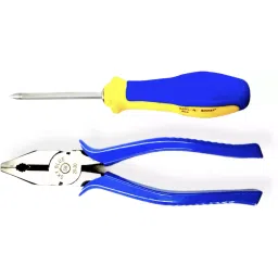 Sky Blue Multipurpose Home & Office Tool Kit Lineman Plier 203.2 mm (8 Inch) Set of 2 Pcs-picture-15