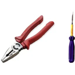 Sky Blue Sbe_Plier_Combo_Mod_00527 Lineman Plier 7.8 inch Set of 2 Pcs-image-14